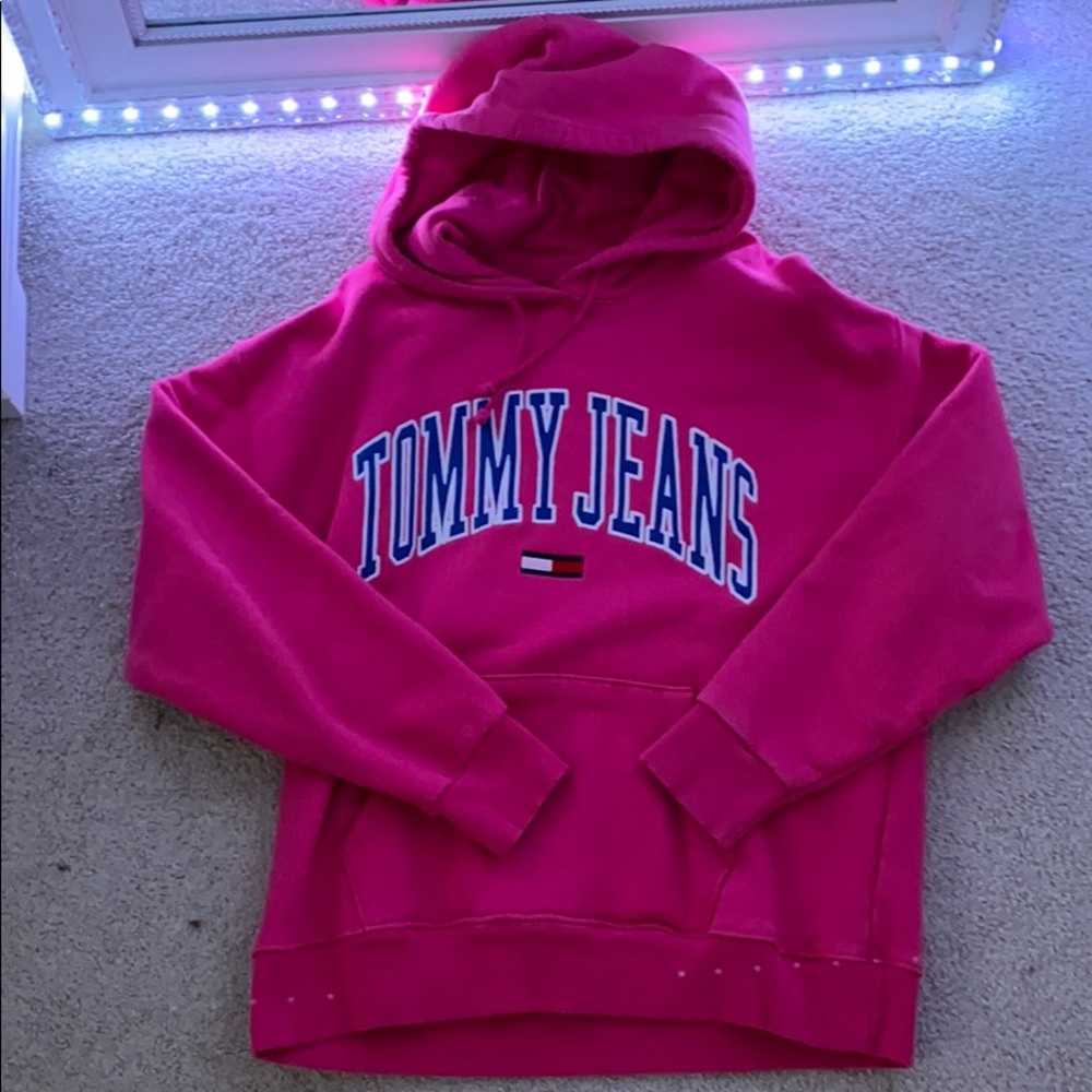 Vintage Pink Tommy Hoodie